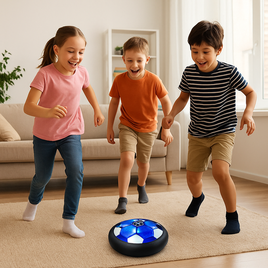 Hover Air Soccer Disc Ball – Indoor Floating Football Game With LED Lights