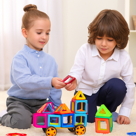 Magnetic Building Blocks Set – Endless Construction & Creative Learning Fun