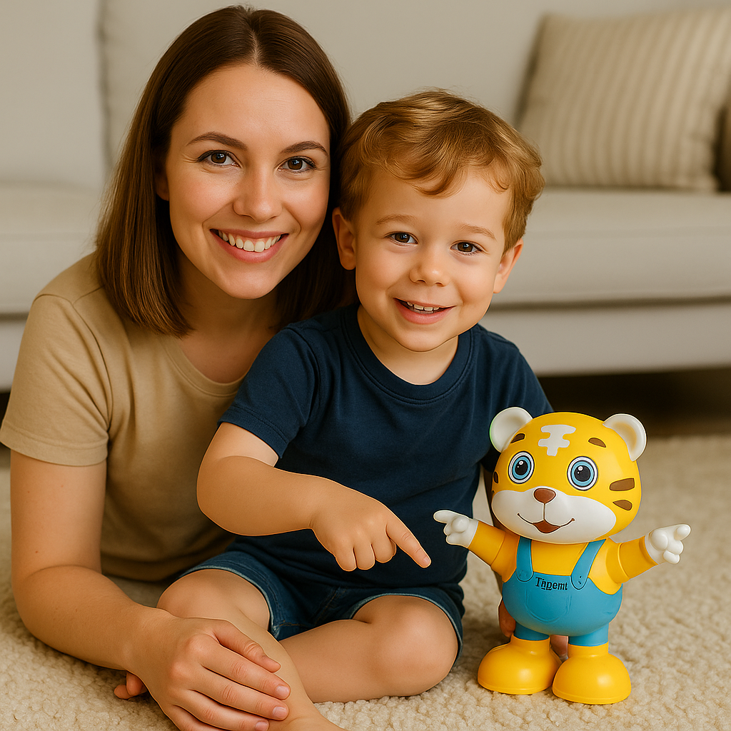 Glitters Dancing Tiger – Light & Music Interactive Baby Toy