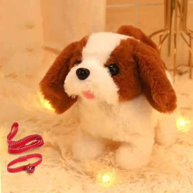 Interactive Walking, Barking & Tail-Wagging Toy Dog for Kids