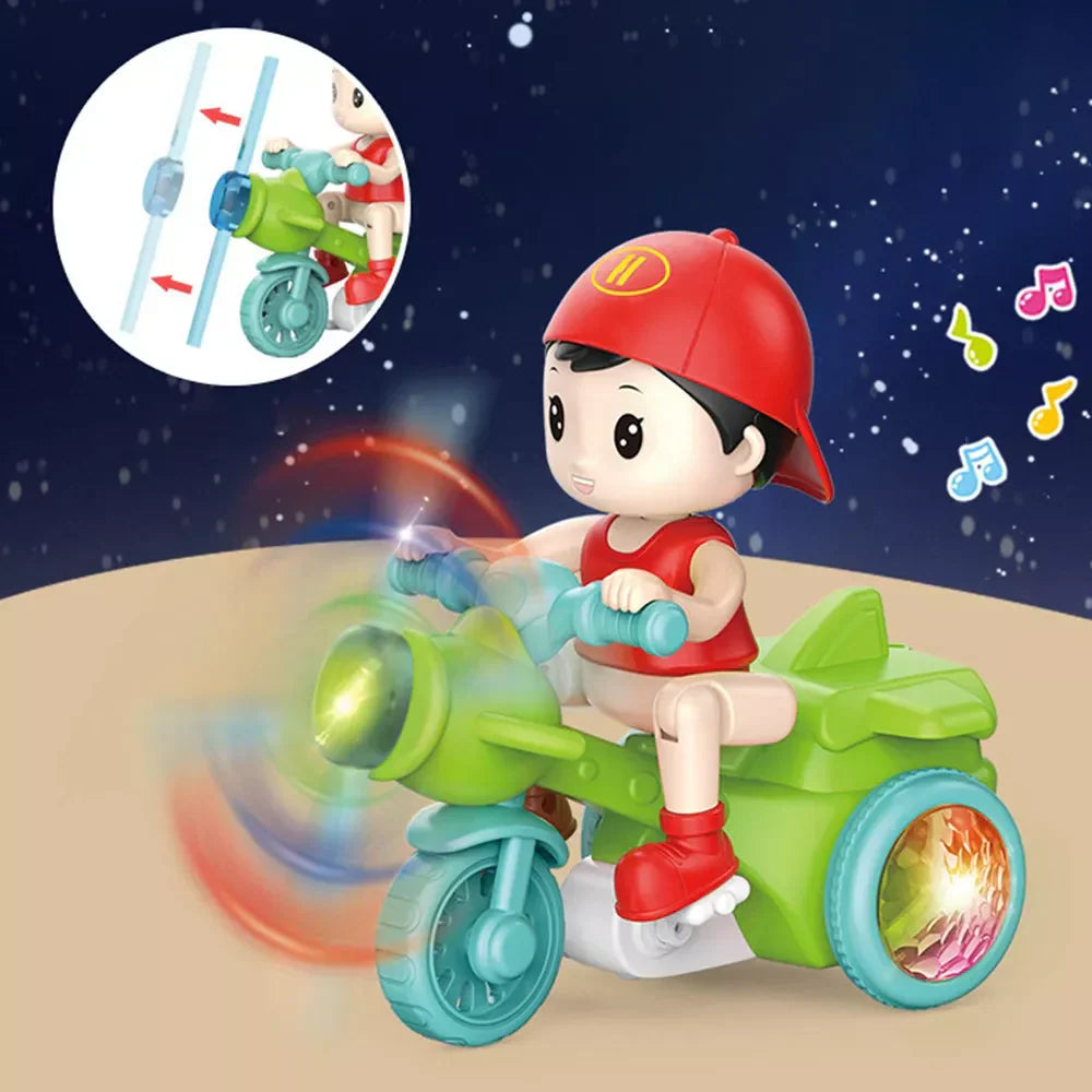 LED Music Kids Stunt Roller Toy – Interactive Light & Motion Fun