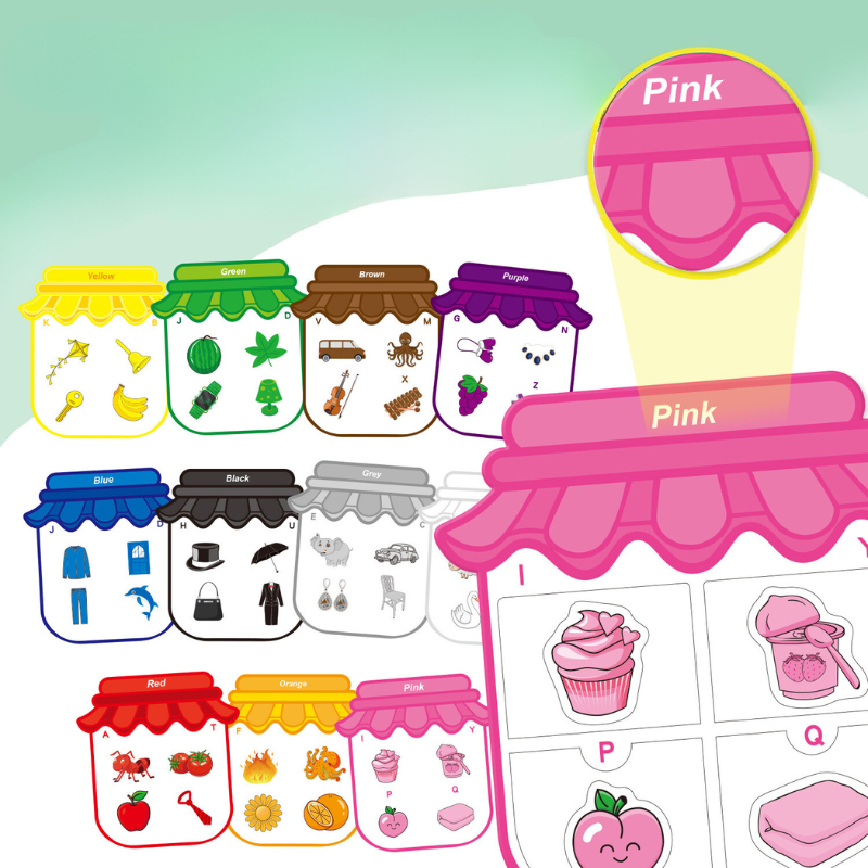 Montessori-Inspired Colour & Shape Recognition Learning Game for Kids