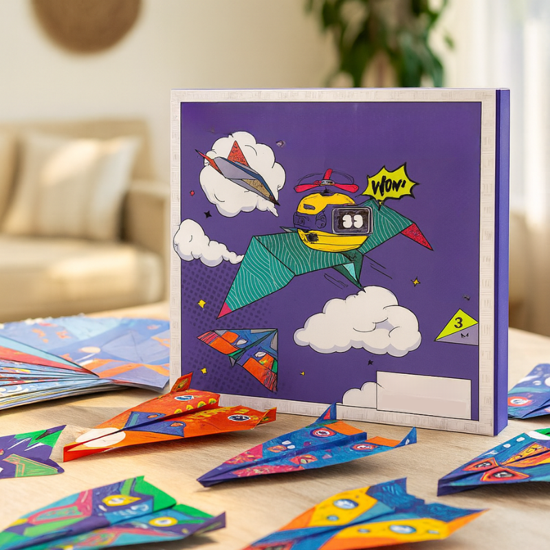 Paper Airplane STEM Set – Learn Aerodynamics Through Creative Folding Fun