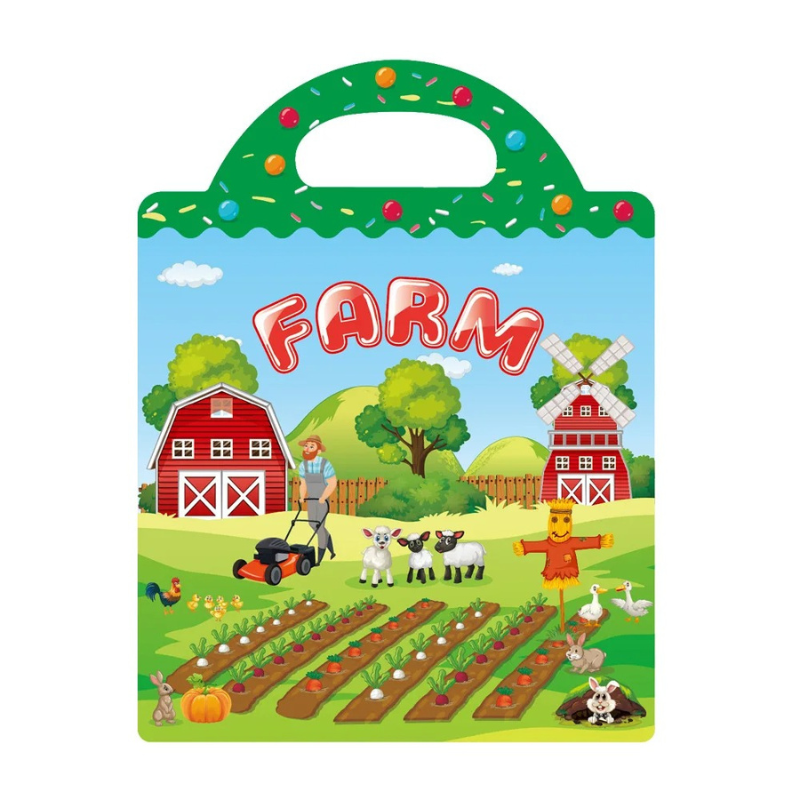 Reusable Sticker Book for Fun English Learning