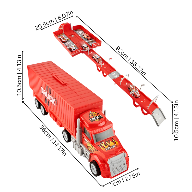 Fireline Transforming Rescue Truck – Adventure, Imagination & Action in One