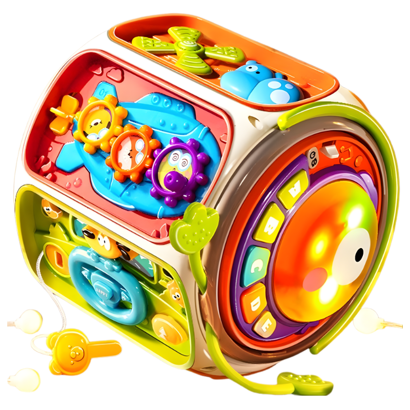 Musical Activity Cube – Interactive Baby Learning &amp; Sensory Development Toy
