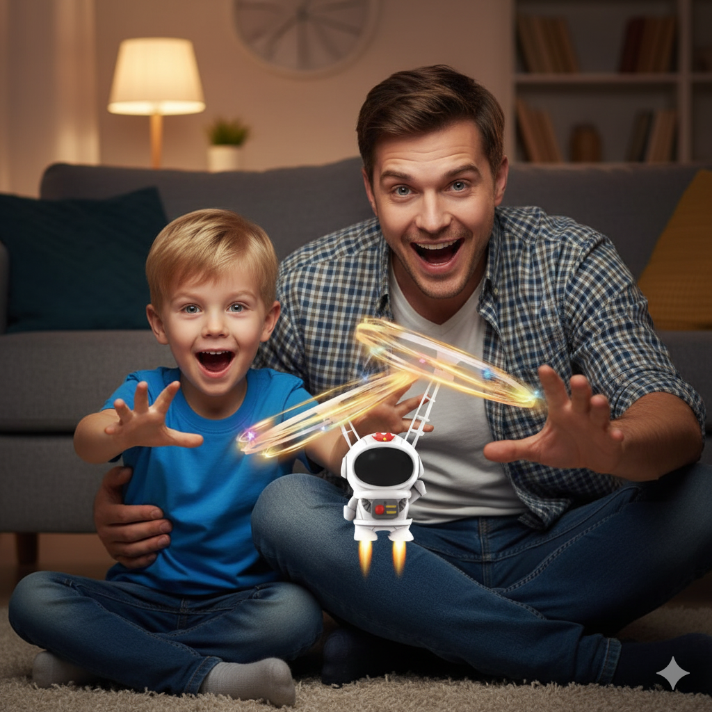 Interactive Floating Astronaut – Hand-Controlled Space Adventure Toy For Kids