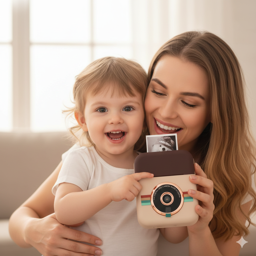 Kids Digital Instant Print Camera (Ink-Free)
