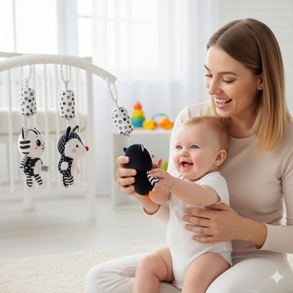 Sound Friends – Soft Sensory Baby Rattle Set for Early Development