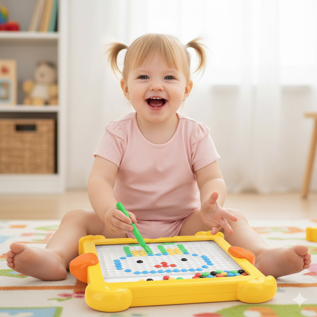 Draw, Learn & Create – The Ultimate Mess-Free Magnetic Doodle Board