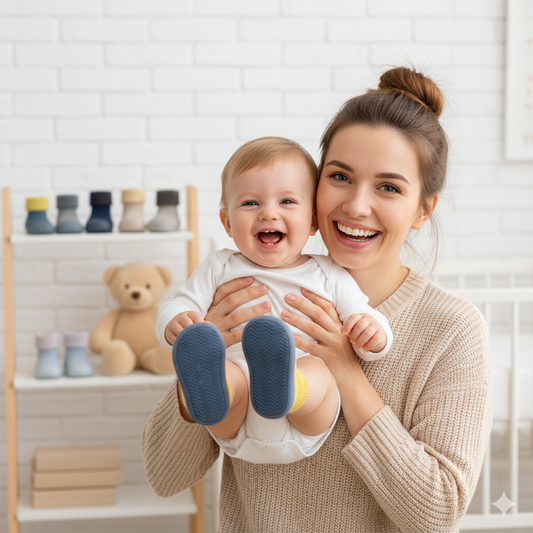 Knitted Baby Sock Shoes – Soft Warm First Walker Comfort