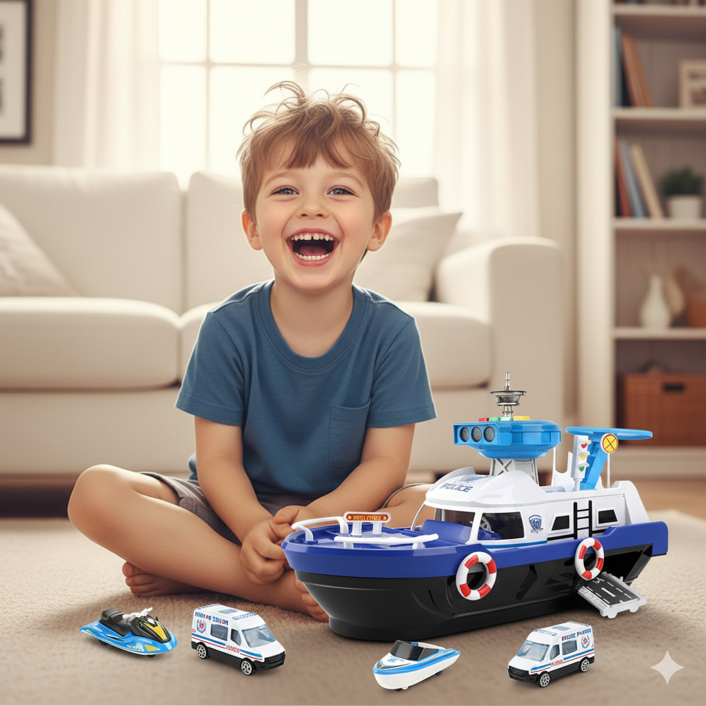 Rescue Fleet – The Ultimate 3-in-1 Emergency Mission Playset for Little Heroes