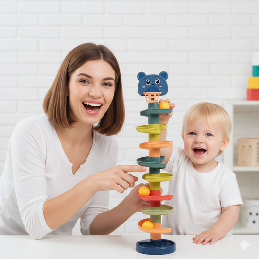 Montessori Ball Tower – Educational Toy for Motor Skills, Hand-Eye Coordination & Early Development