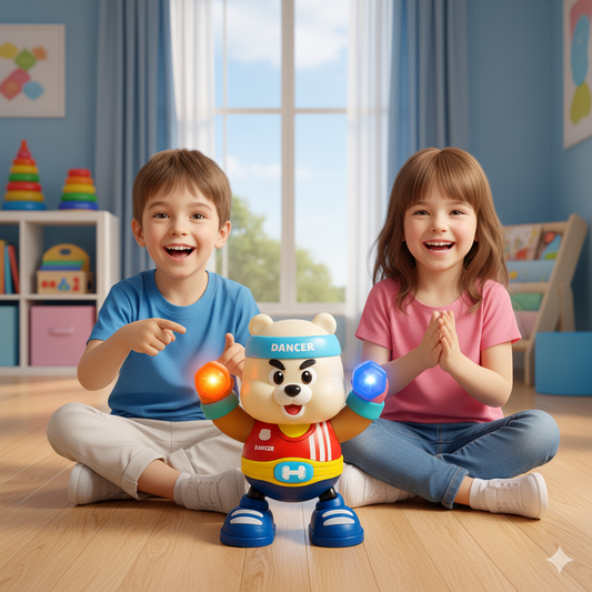Dancing Bear – Light-Up Musical Fitness Toy for Active Play