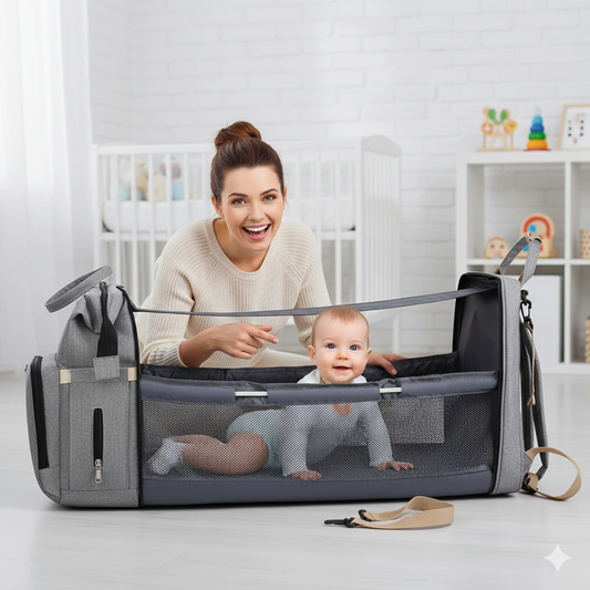 Diaper Backpack for Parents & Babys – Smart Organizer Backpack with USB Port