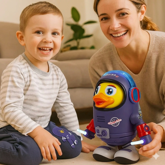 Dancing Astronaut Duck – Musical Light & Movement Toy for Kids
