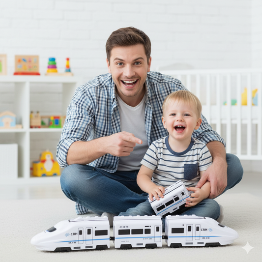 Electric Harmony Train – Realistic Motion Educational Railway Toy For Kids
