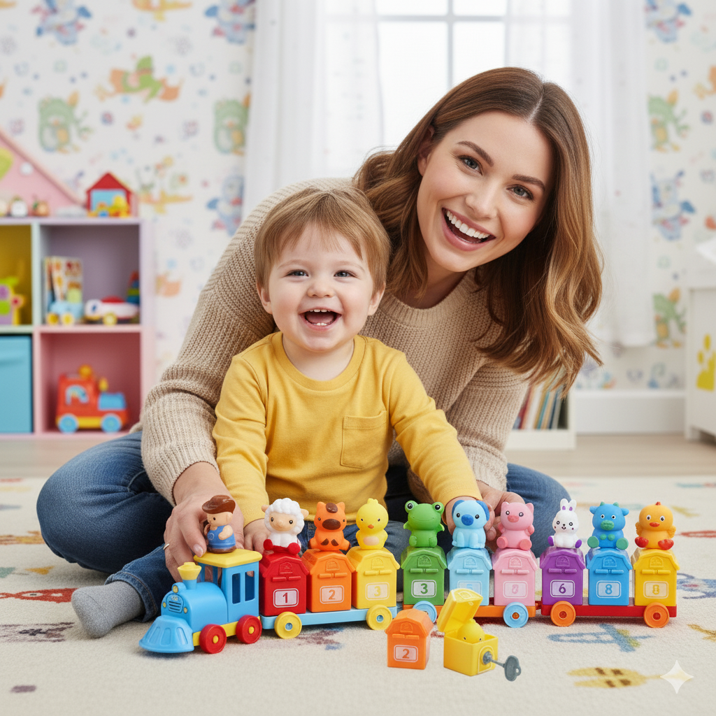 Montessori Farm House Toy – Interactive Early Learning Farm Adventure