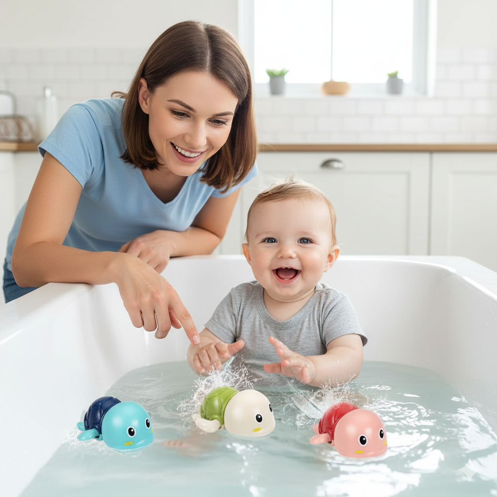 Aqua Heroes – Wind-Up Bath Toys for Exciting Ocean Adventures