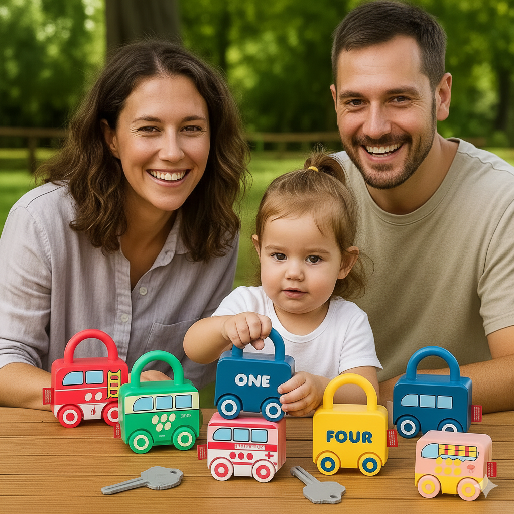 Montessori Key Matching Game – Learn Colours, Shapes & Logic Through Play