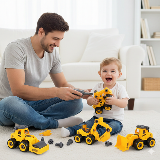 Build Tinkerer – 3D Construction Builder Set with Real Tools for Hands-On Learning