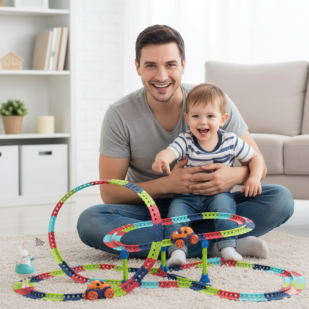 Build, Loop & Race – The Ultimate High-Speed Flexible Racing Track Adventure Set