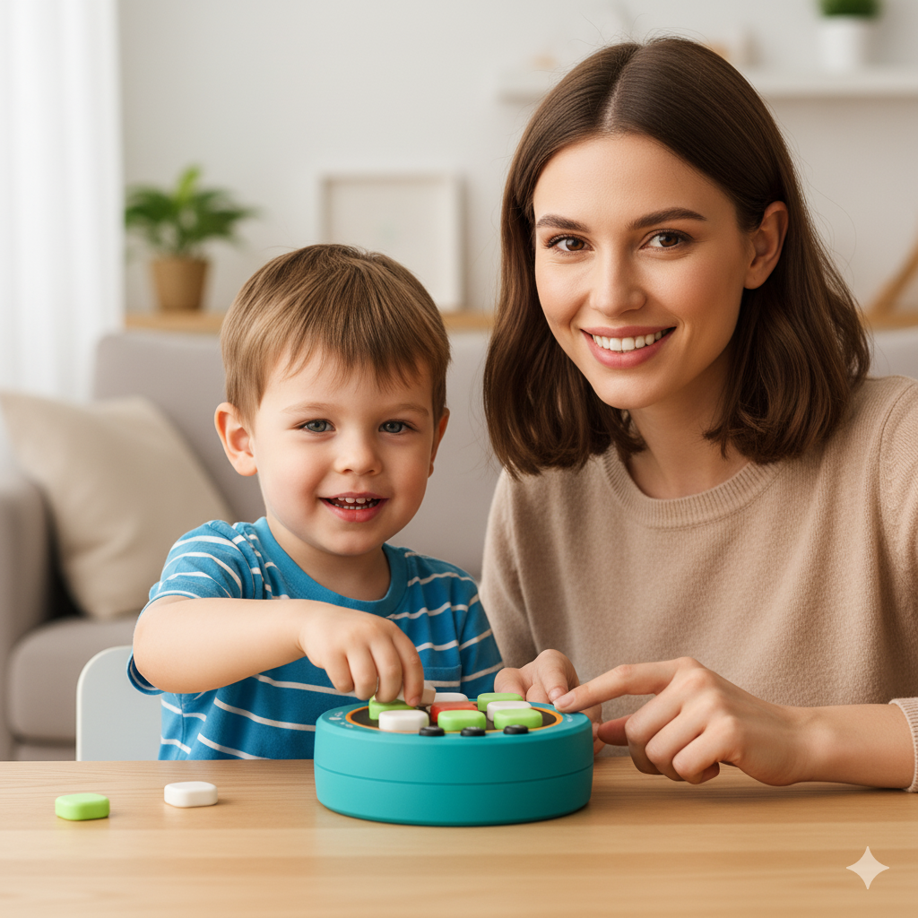 Speluna – Interactive LED Tic Tac Toe Puzzle Game for Smart Family Fun