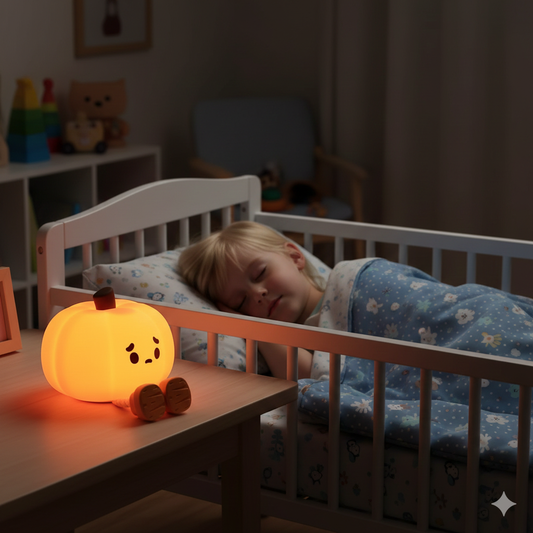Dream Pumpkin – Cozy Dimmable Night Light for Peaceful Sleep