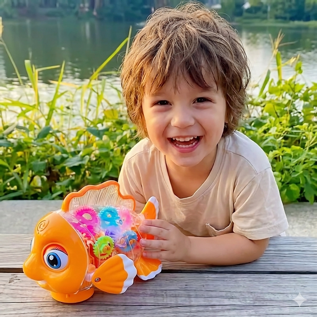 Crawl, Play & Discover – The Ultimate Interactive Musical Crawling Fish Toy