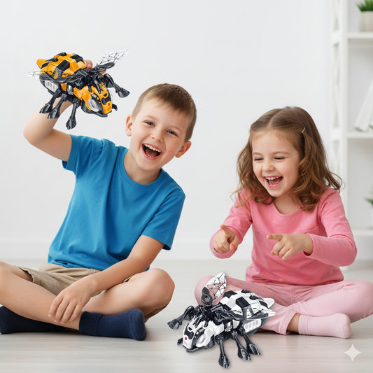 CrawlBee - 360° Interactive Crawling Bee Toy with Lights & Sound