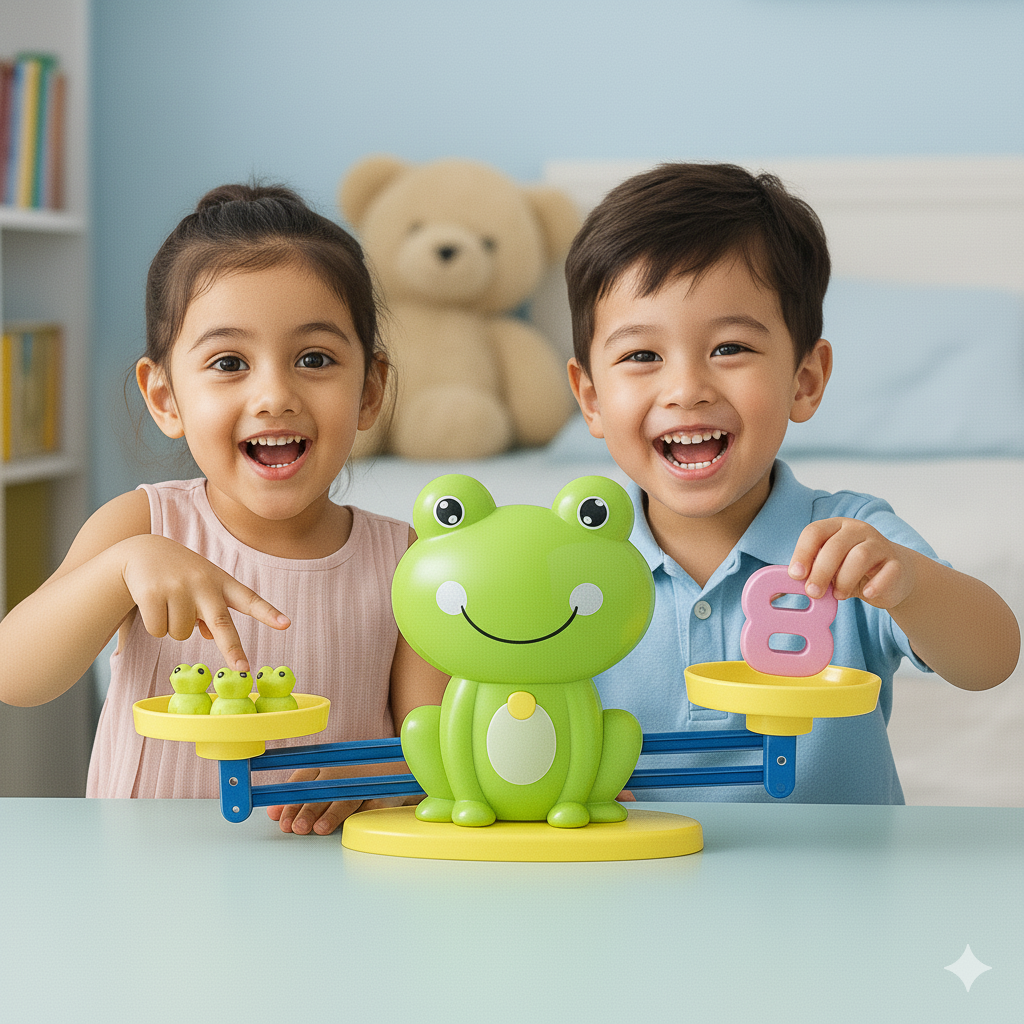 Maths Made Easy: The Frog Balance Scale Learning Game!