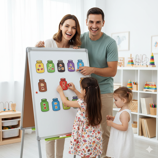 Montessori-Inspired Colour & Shape Recognition Learning Game for Kids