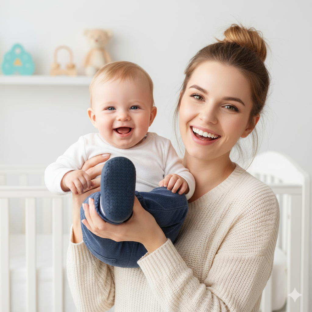 Soft ABS Baby Sock Shoes – Comfortable & Non-Slip First Walker Shoes
