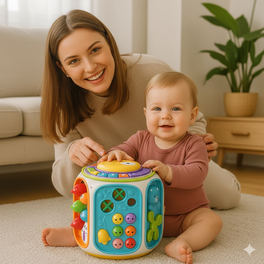 Musical Activity Cube – Interactive Baby Learning &amp; Sensory Development Toy