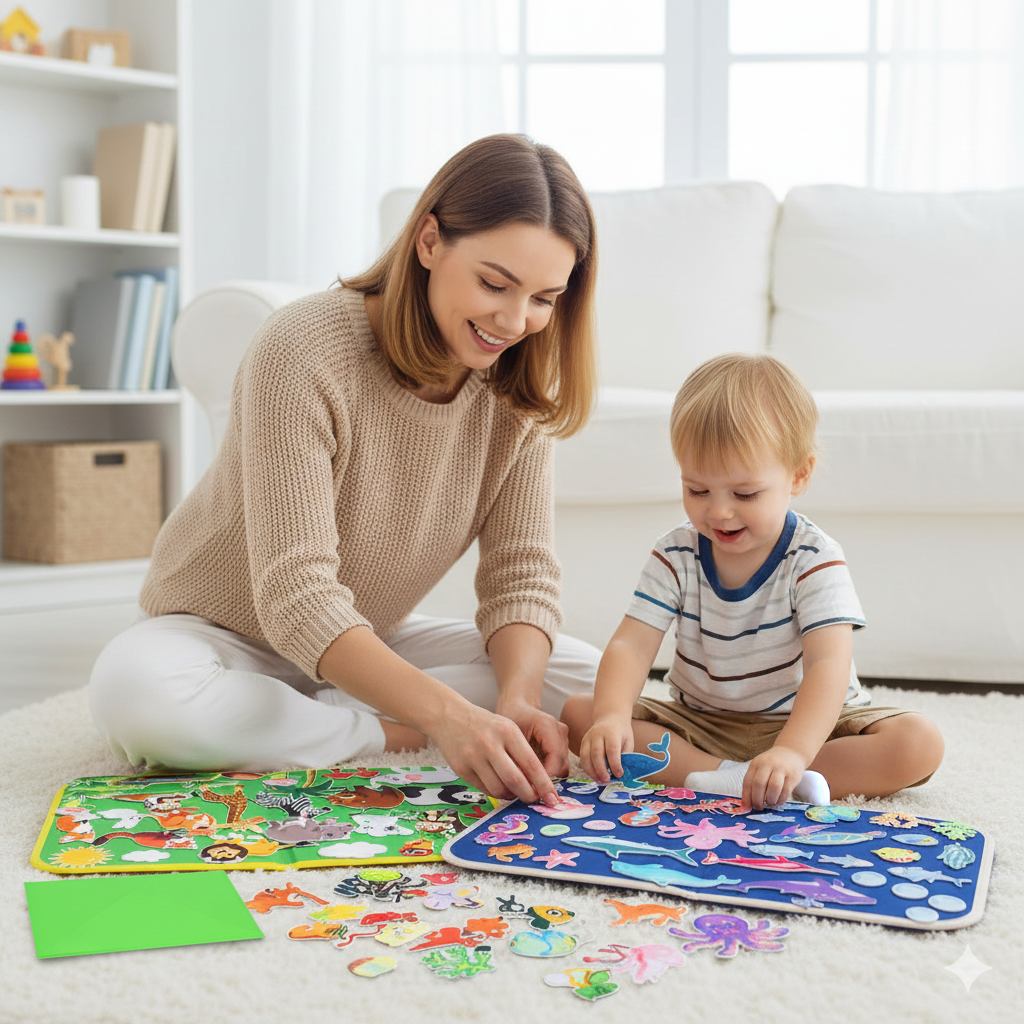 Felting Fun – Portable Felt Storytelling Play Set for Creative Learning & Imagination