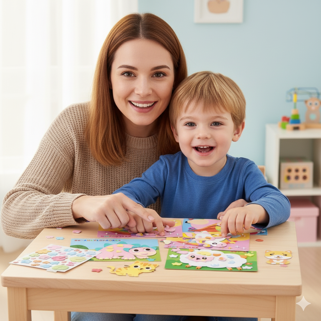 Creative Sticker Craft Set – Fun DIY Art Kit for Kids
