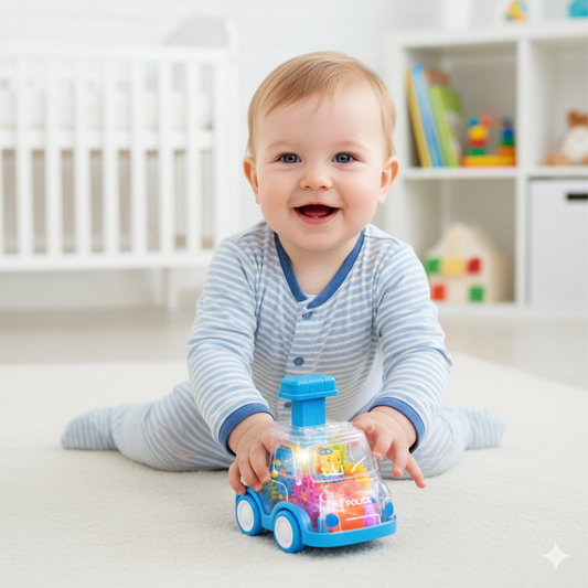 Car Fun – Interactive Push & Go Gear Car Set for Early Learning & Movement Play