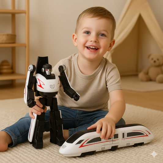 Robot-Transformer – Transforming Train-to-Robot Adventure Toy