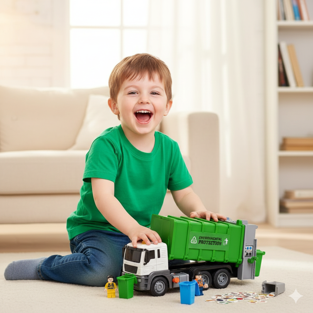 Clean, Learn & Play – The Ultimate Interactive Recycling Truck Adventure