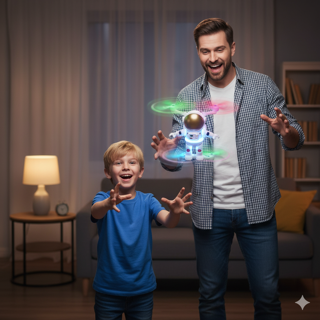 Interactive Floating Astronaut – Hand-Controlled Space Adventure Toy For Kids