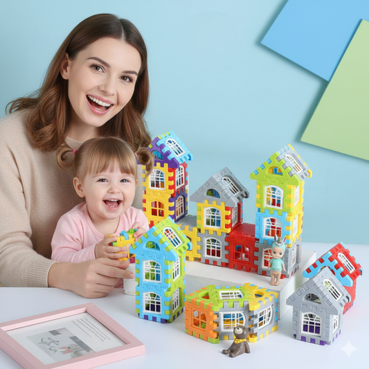 Montessori Creative Building Kit - Build, Imagine &amp; Learn Through Play