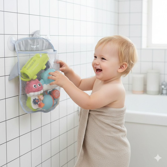 Bath Play Station – Space-Saving Storage Organizer for Bath Toys