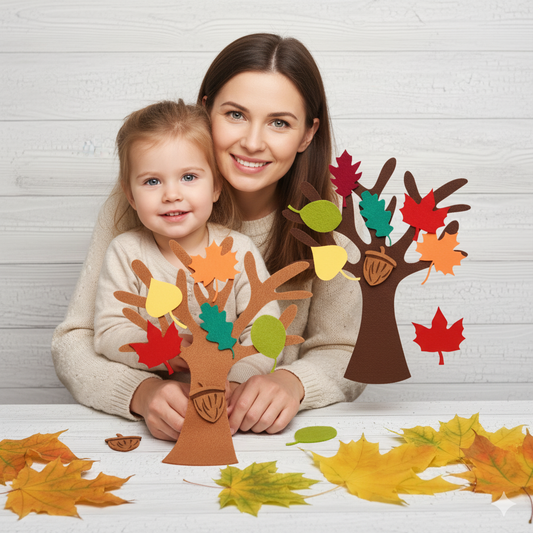 DIY Felt Tree Craft Set – Creative Seasonal Decoration Fun for Kids
