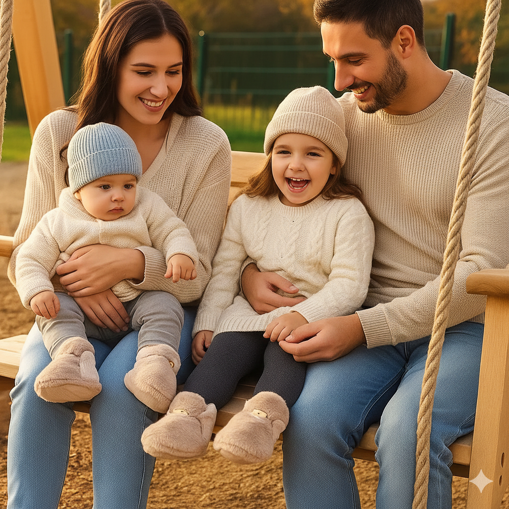 Fluffy Baby Sock Shoes – Warm, Soft & Non-Slip Comfort