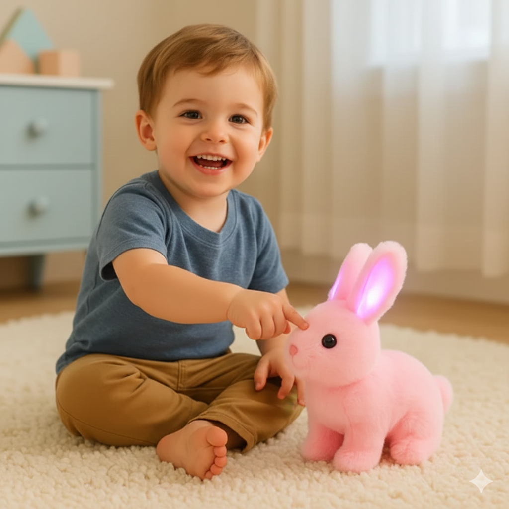 Glow Bunny – Interactive Light-Up Plush Bunny For Magical Playtime