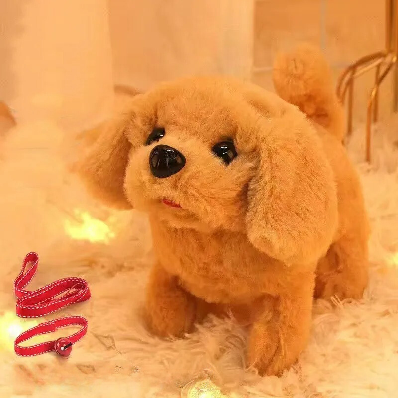 Interactive Walking, Barking & Tail-Wagging Toy Dog for Kids
