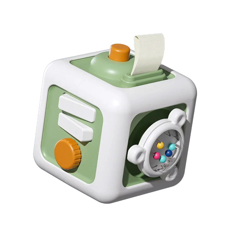 Touch Cube – Montessori Sensory Activity Cube for Early Learning & Motor Skills