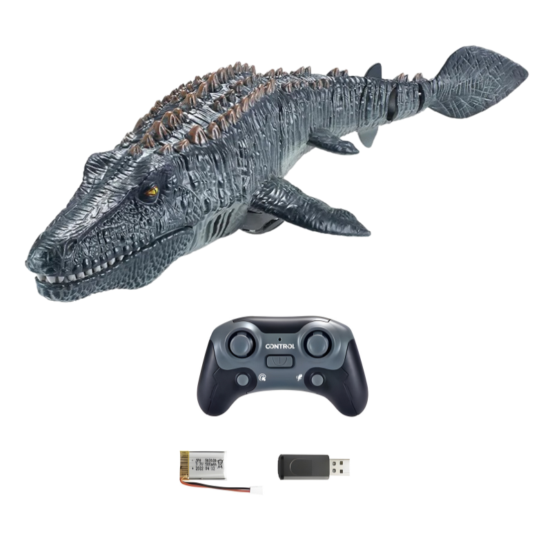 Remote-Control Swimming Dinosaur – Realistic Water Adventure Toy for Kids