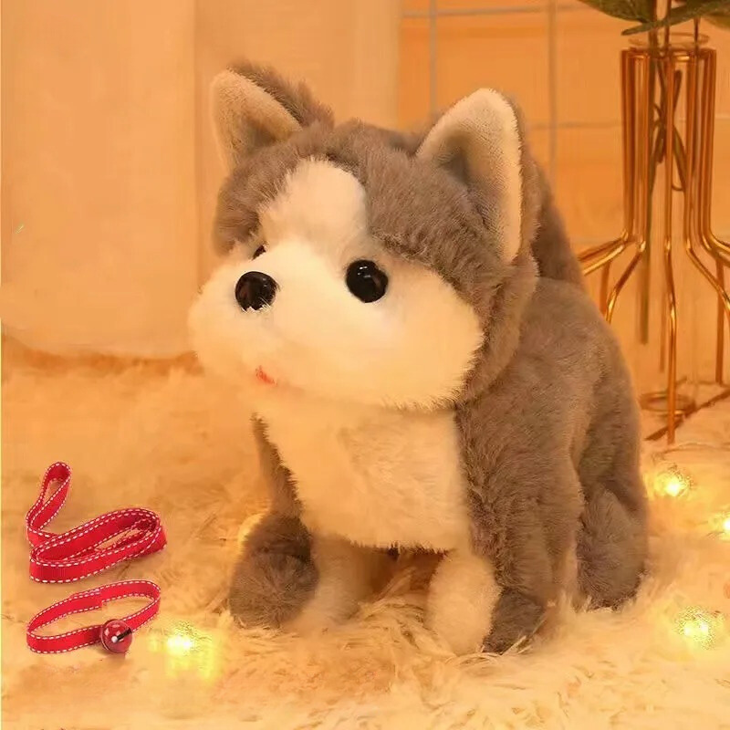 Interactive Walking, Barking & Tail-Wagging Toy Dog for Kids