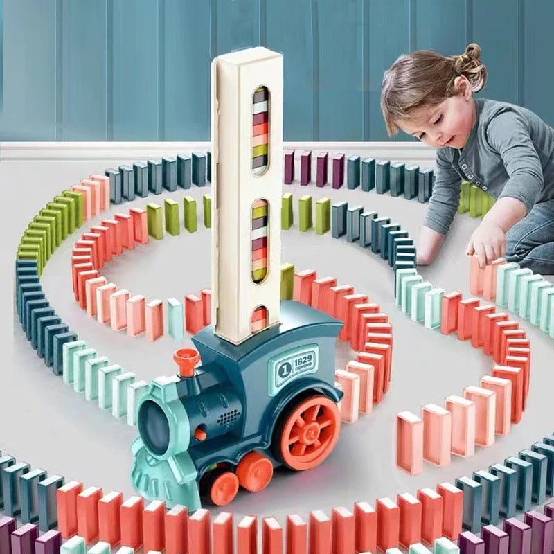 Domino Train Set – Endless Creative Domino Racing Fun For Kids & Family
